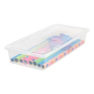 IRIS 41 Qt. Underbed Storage Box in Clear 200430