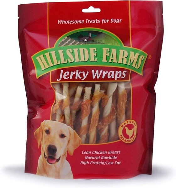 Hillside Farms Chicken and Rawhide Jerky Wraps Dog Treats