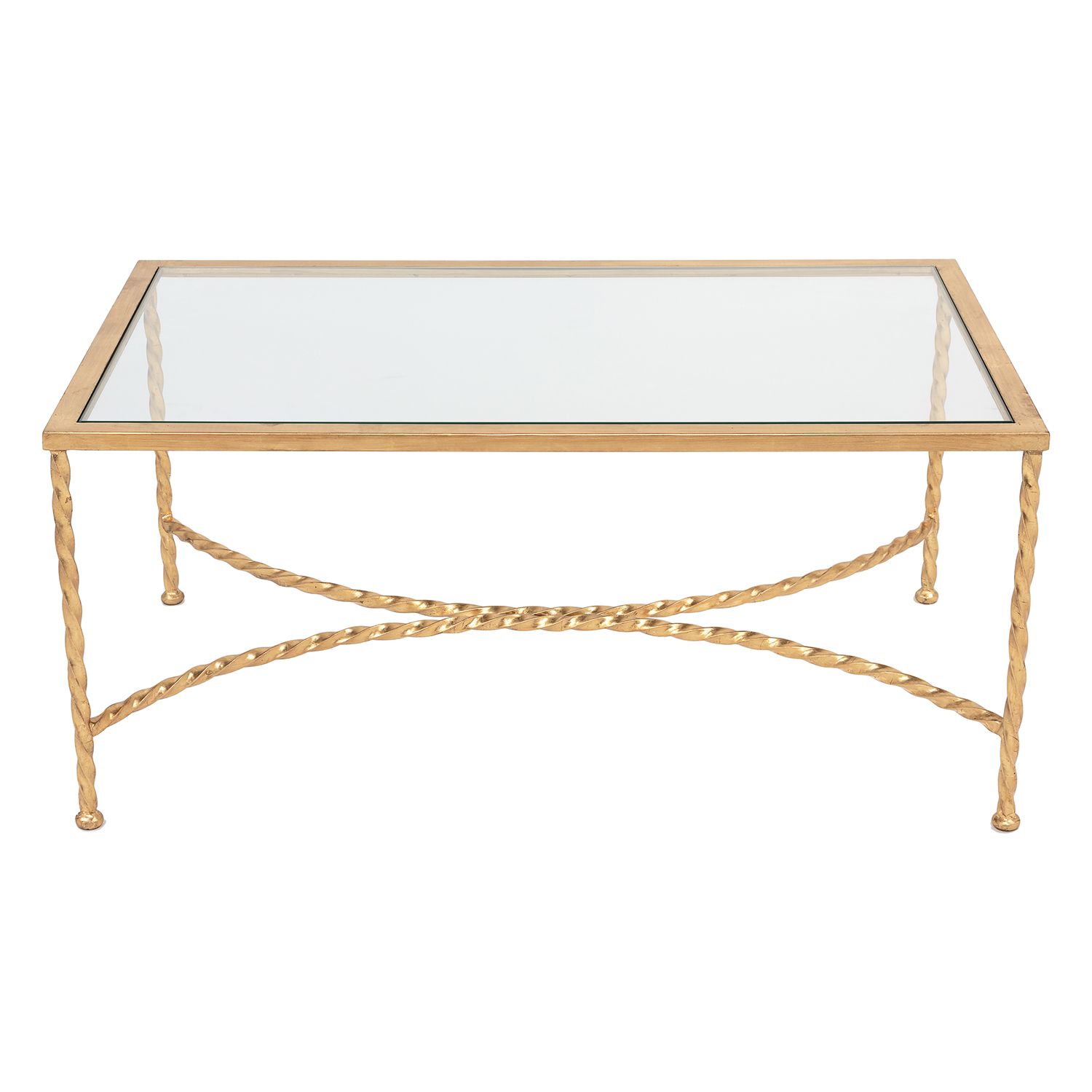 Safavieh Couture Gold Finish Coffee Table