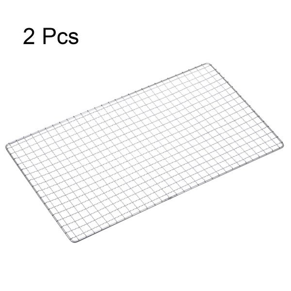 2pcs Square BBQ Grill Net 15.4