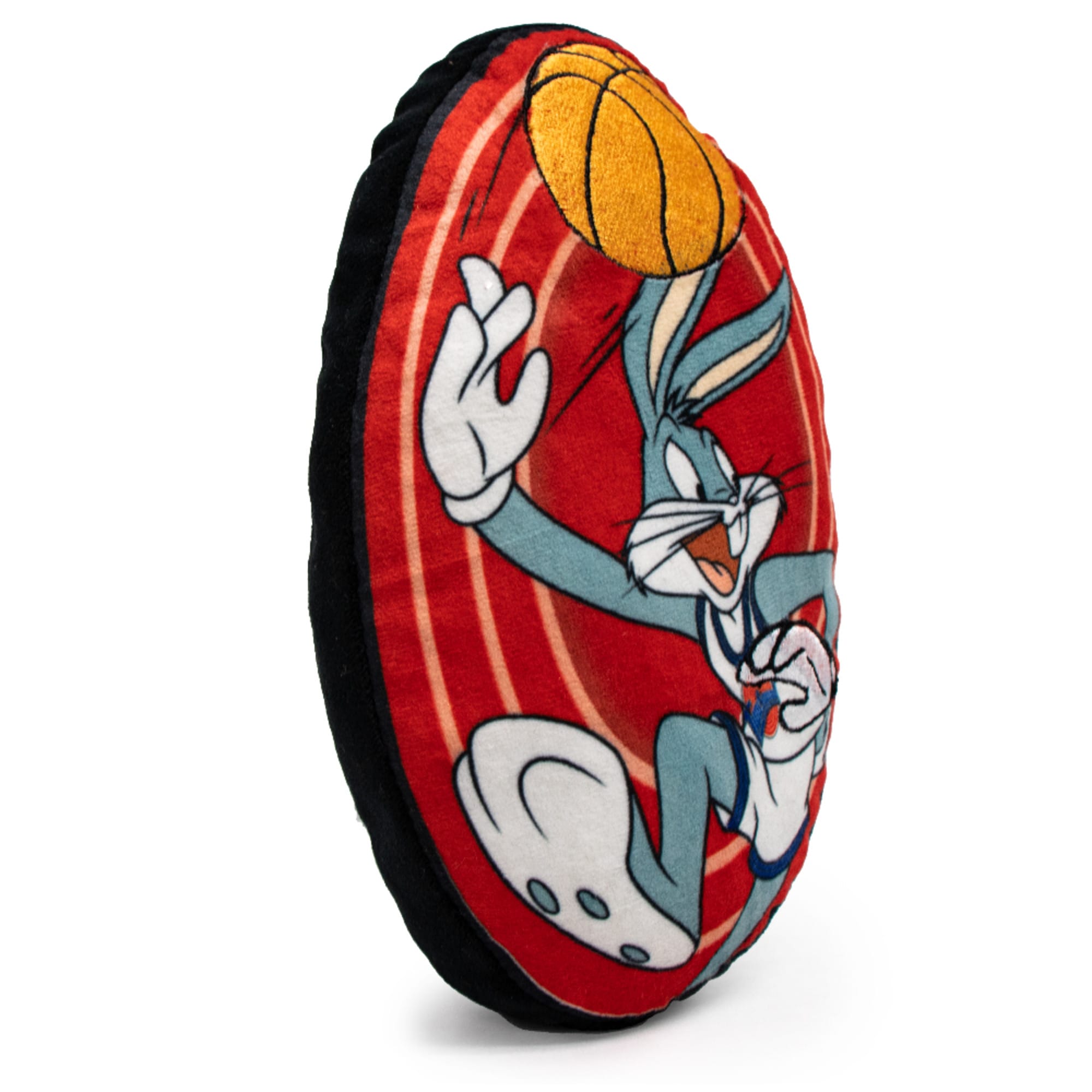 BUCKLE-DOWN Looney Tunes Space Jam Bugs Bunny Shooting Basketball Plush Squeaker Dog Toy， Small