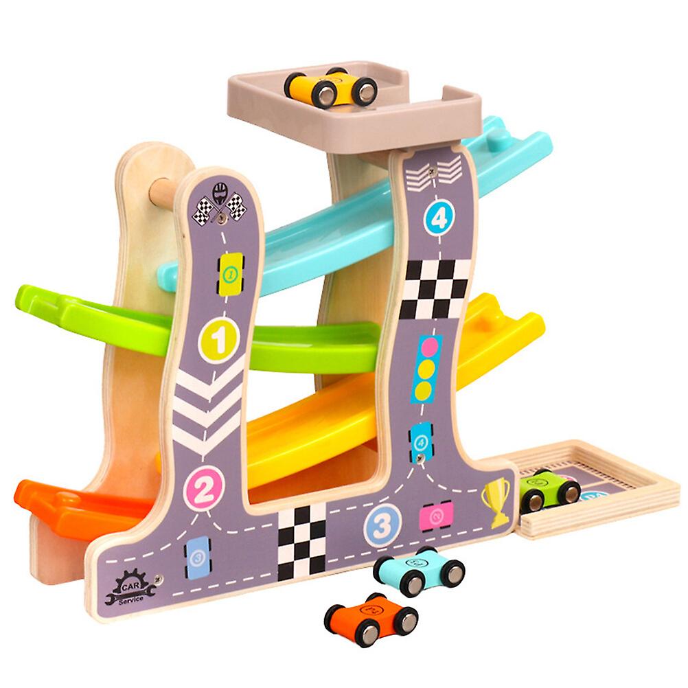 1 Set Track Car Toy Children's Interactive Plaything Early Educational Toy