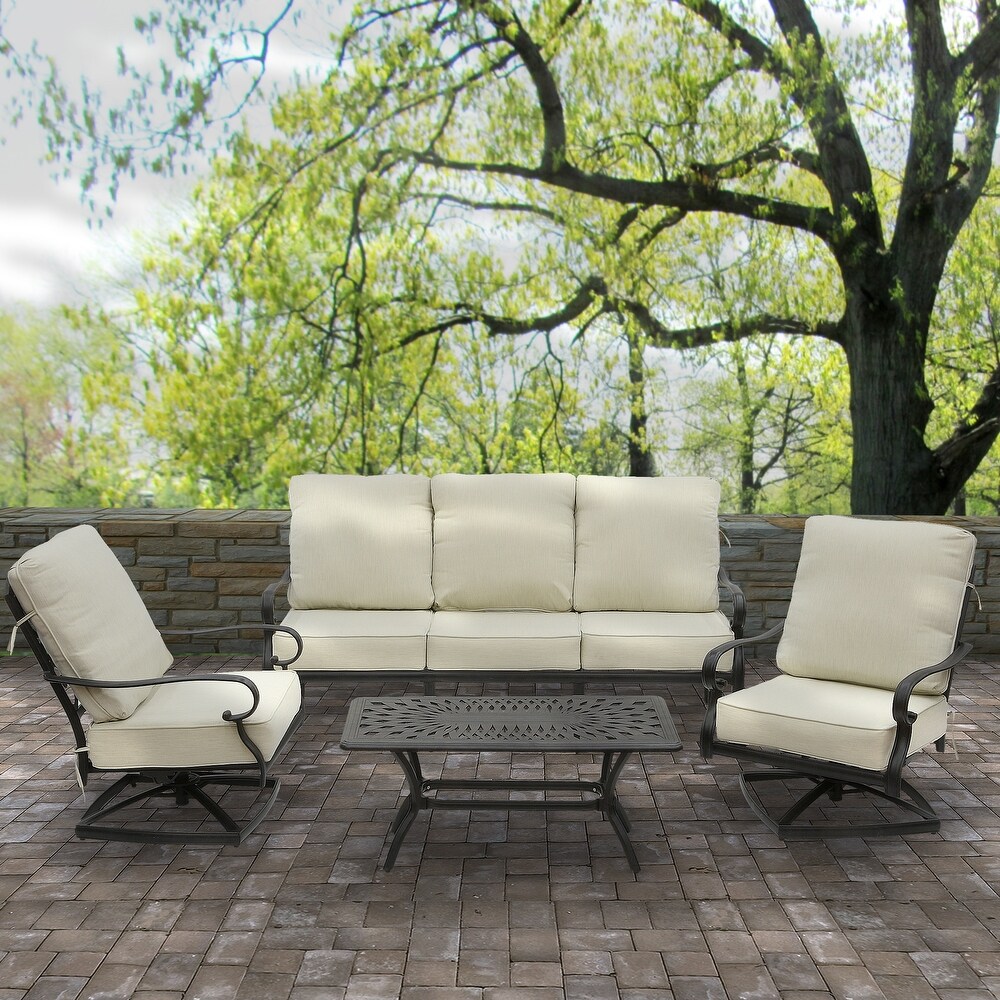 Windsor Collection 4 Piece  Weather Conversation Set   74 inches