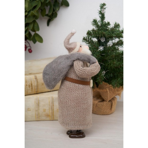 Gallerie Ii Grey Wool Santa