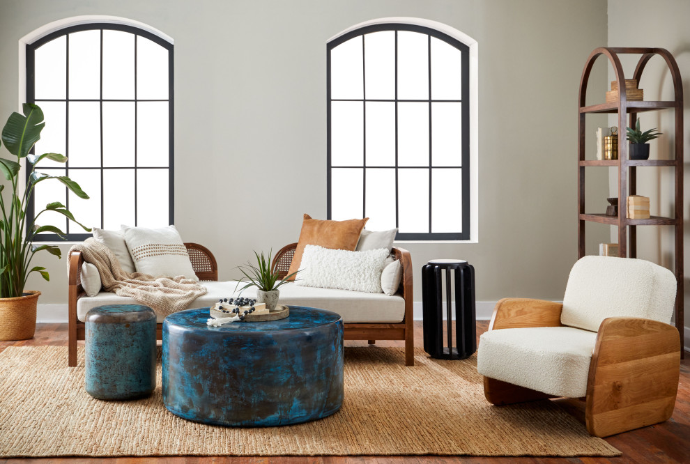 Moon Blue Coffee Table   Contemporary   Coffee Tables   by Union Home  Houzz