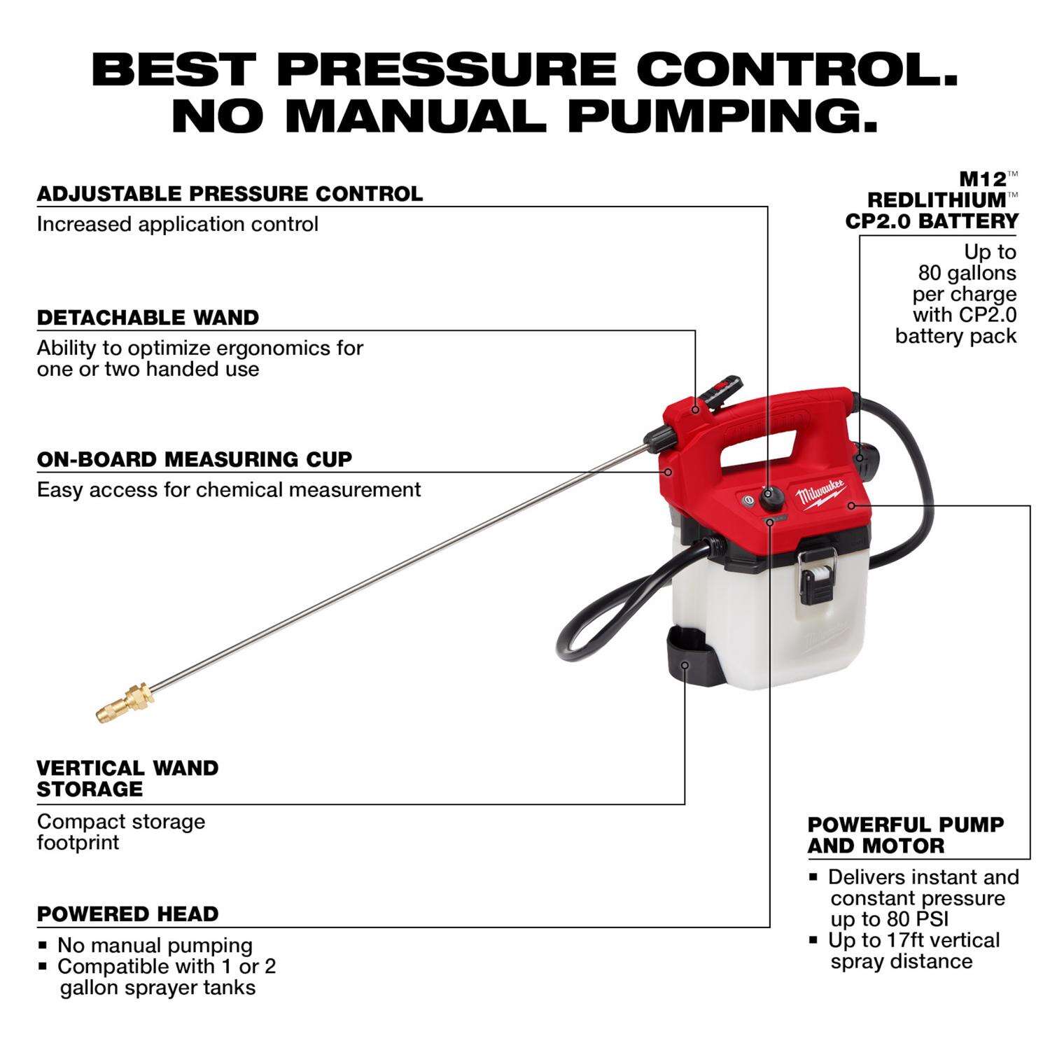 MW M12 1 gal Hand Held Hand Held Sprayer