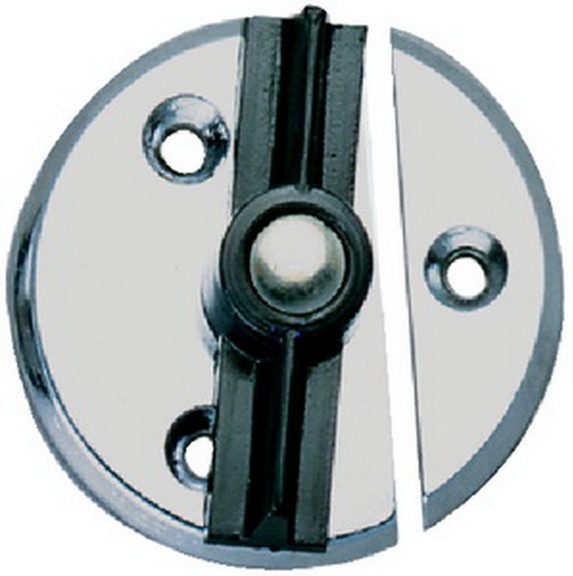 Seachoice Chrome Plated Zinc Door Button With Spri...