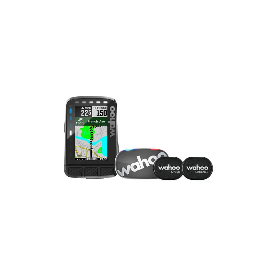 Wahoo Elemnt Roam V2 GPS Cycling Computer Bundle w/ Tickr