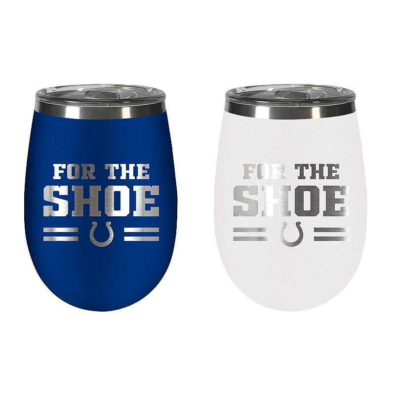 Indianapolis Colts Wine Tumbler Set
