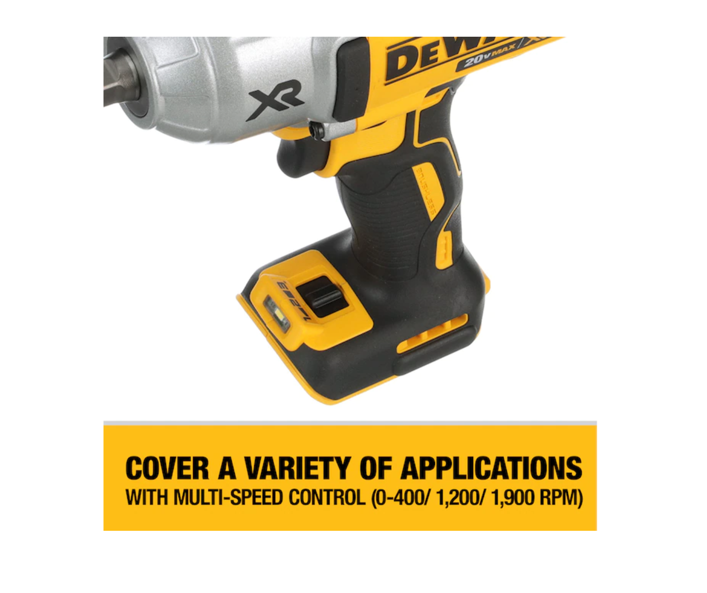 DEWALT DCF899M1 Xr 20-volt Max Variable Speed Brushless 1/2-in Drive Cordless Impact Wrench