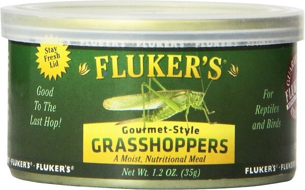 Fluker's Gourmet-Style Grasshoppers Reptile Food