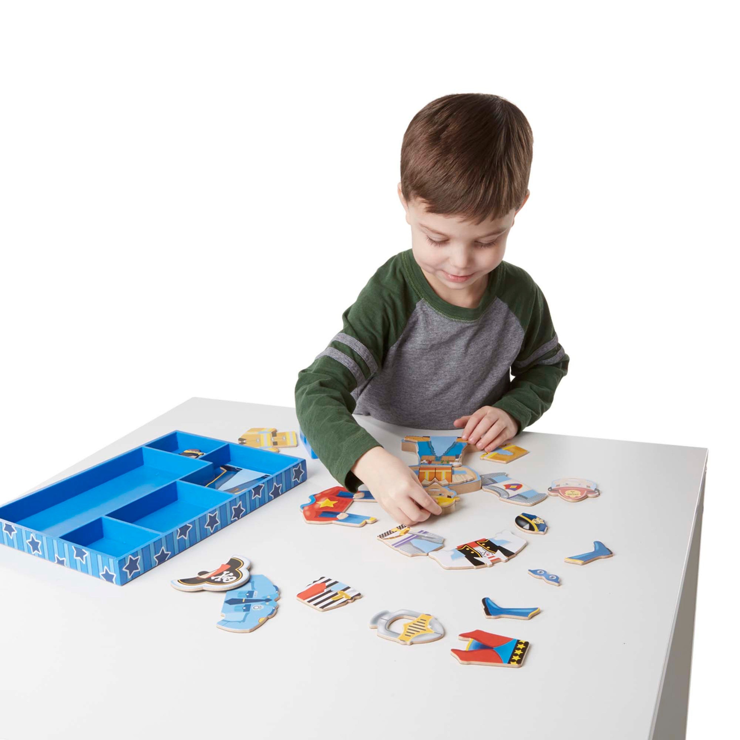 Melissa and Doug Joey Magnetic Wooden Dress-Up Pretend Play Set (25+ pcs)