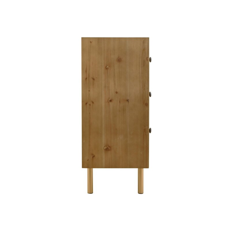 Wooden Accent Storage Cabinet with 3 Drawers