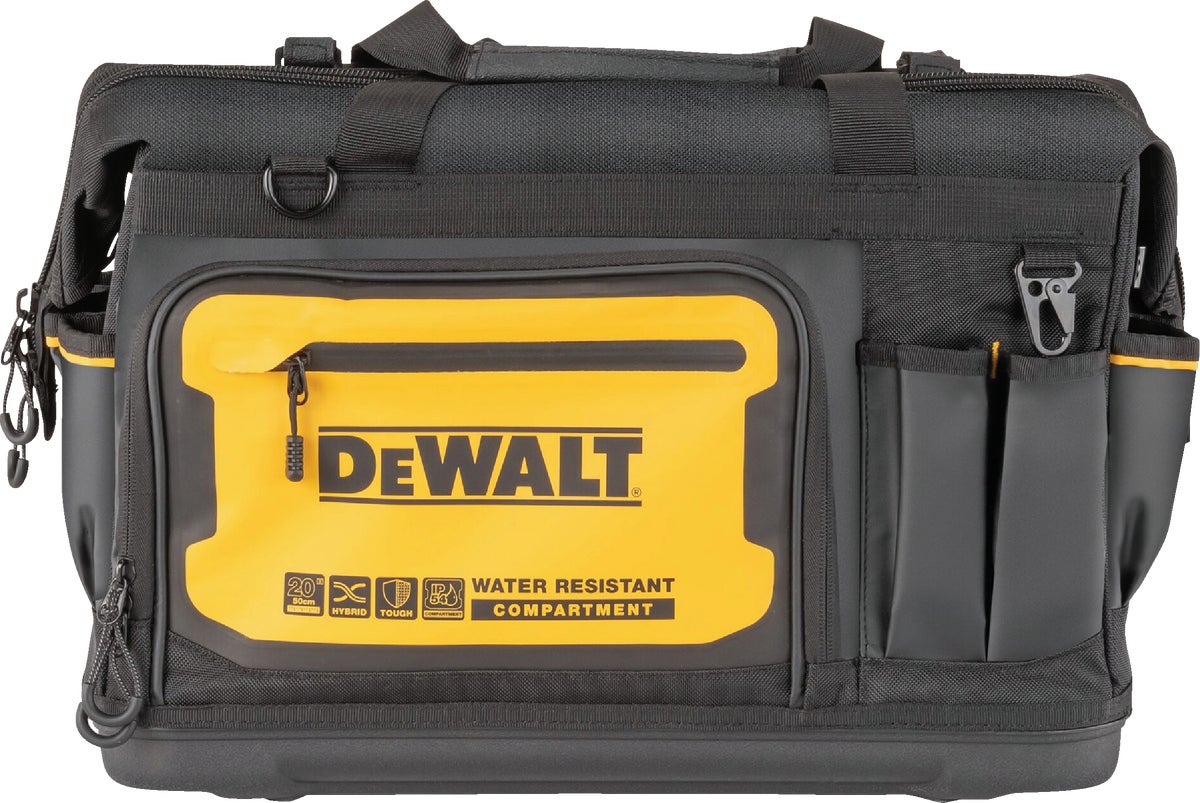 DW Pro Contractorand#039s Tool Bag Black Yellow