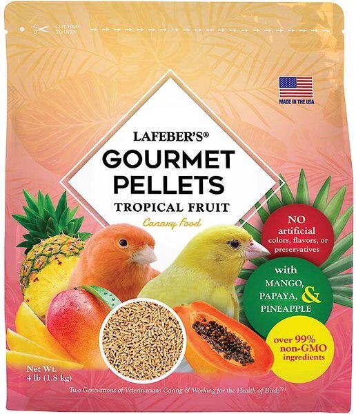 Lafeber Tropical Fruit Gourmet Pellets Canary Bird Food