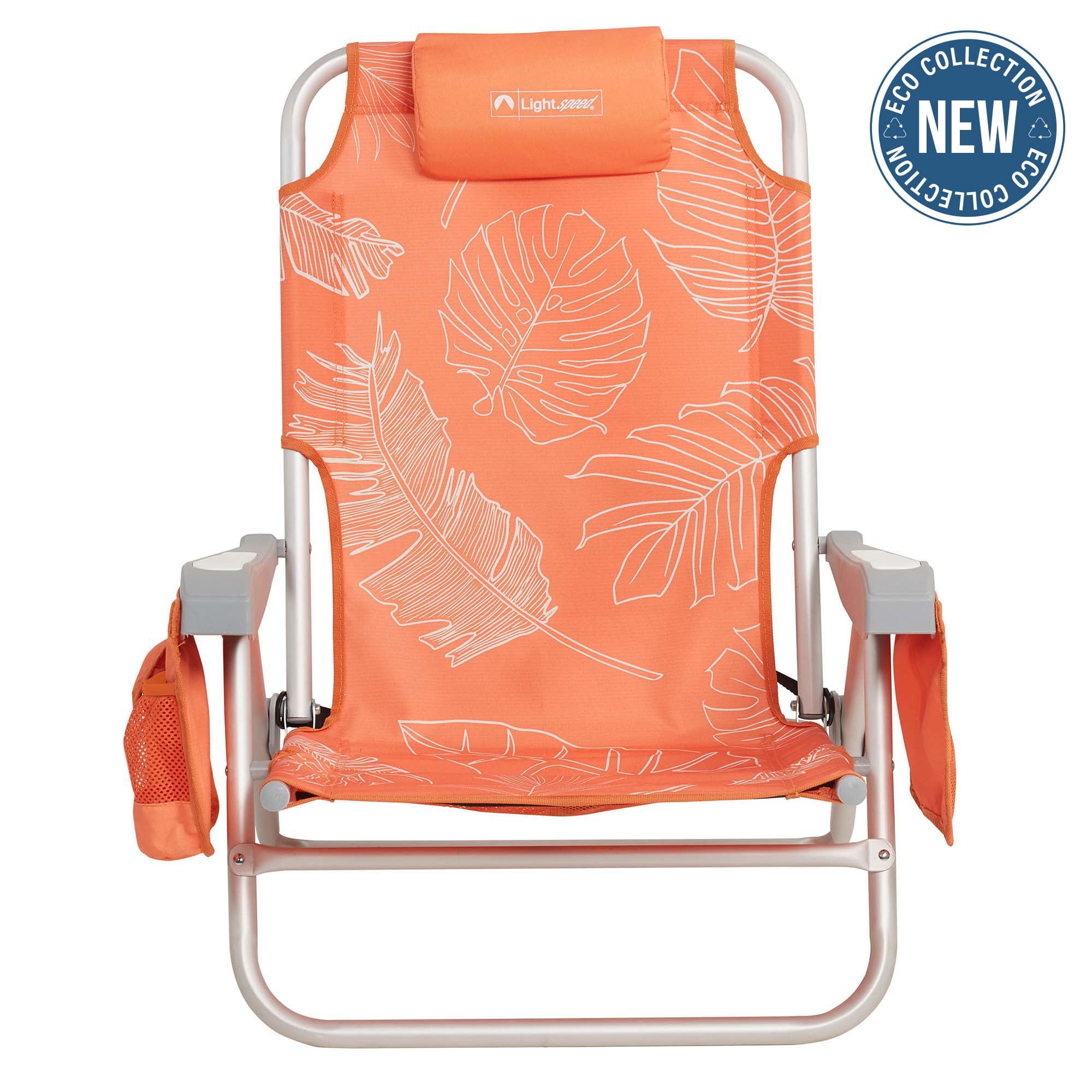 Lightspeed Outdoors ECO Ultimate Backpack Beach Chair – Summer Sunset