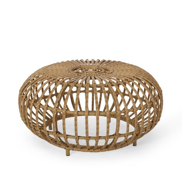 Rattan WOVEN SIDE TABLE