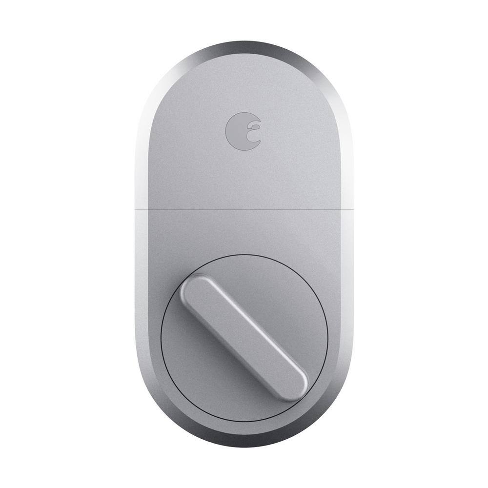 August Bluetooth Smart Lock Silver (Retrofits Over Existing Deadbolt) AUGSL04-M01-S04