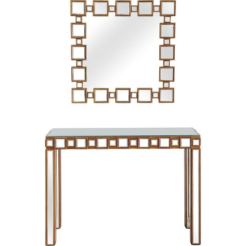 Camden Isle Orion Wall Mirror and Console Table