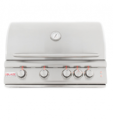 Blaze 4 Burner Built-In 32 Inch Grill With Lights BLZ-4LTE2-LP/NG