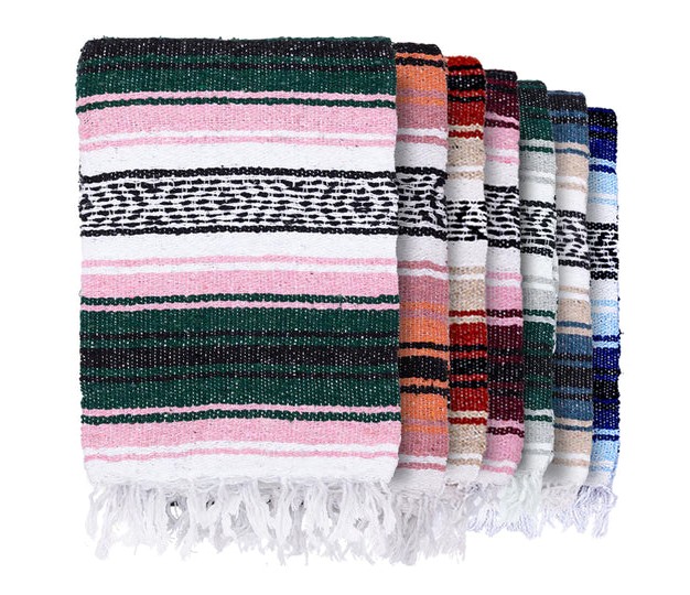 Craft amp Kin Hand Crafted Serape Mexican Blanket