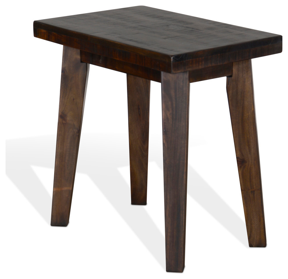 Narrow Wooden Nassau Chair Side Table   Transitional   Side Tables And End Tables   by Sideboards and Things  Houzz