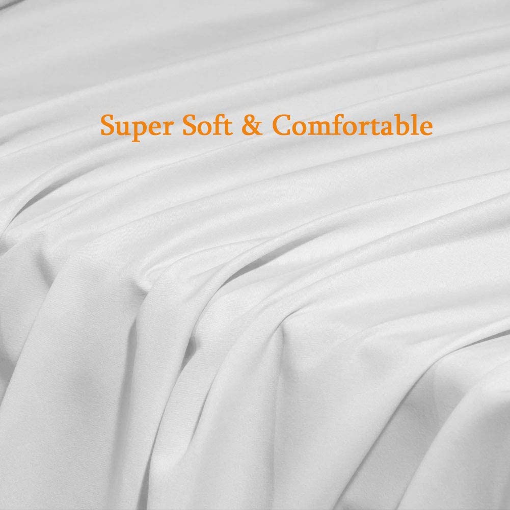 Super Soft 1800 Thread Count Luxury Egyptian Wrinkle Hypoallergenic 6 pcs Bed Sheet Set