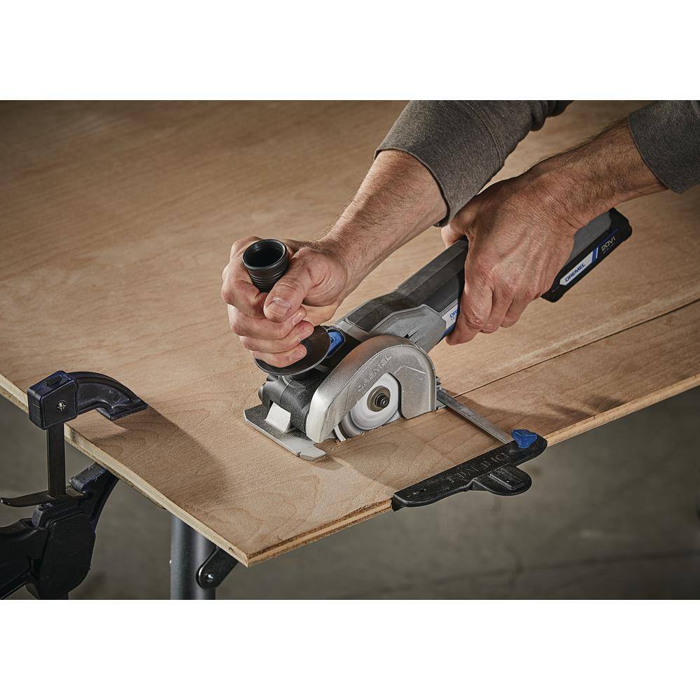 Dremel Ultra-Saw 20V MAX Cordless Compact Saw Tool with Ultra-Saw 4 in. Premium Carbide Wood and Plastic Cutting Wheel US20V02+US50001