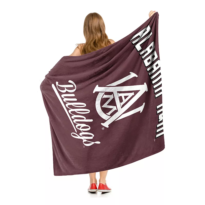 The Northwest Alabama AandM Bulldogs Alumni Silk-Touch Throw Blanket