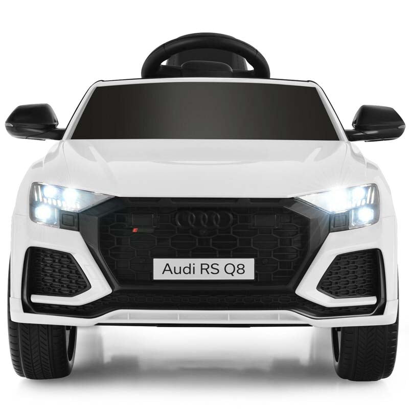 12V Licensed Audi Q8 Kids Ride On Car, Battery Powered 4 Wheeler Riding Toy Car with Remote Control