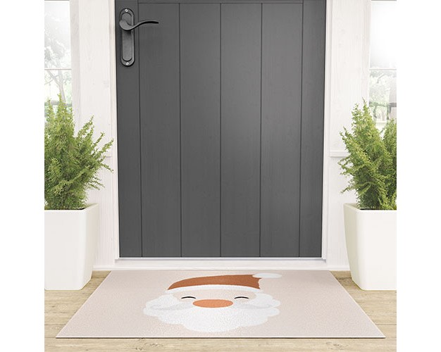 Orara Studio Santa Claus Painting Welcome Mat Society6