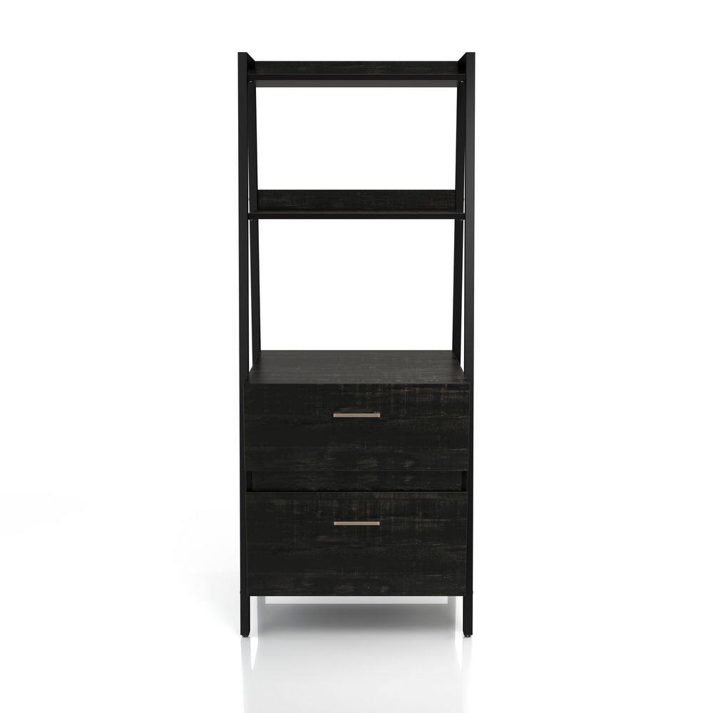 Furniture of America Shayfield Reclaimed Black Oak File Cabinet with 2-Drawers YNJ-2057C40