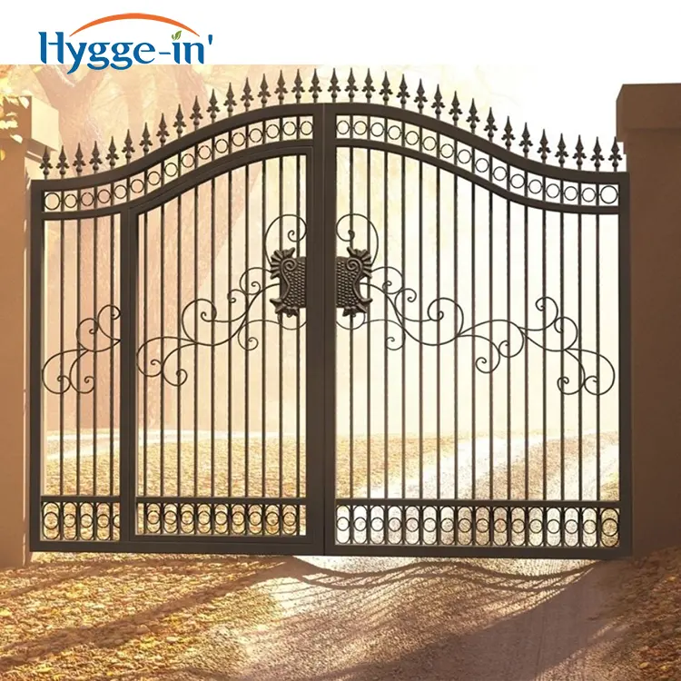 China Supplies High Quality Fencing Gate Panels Garden Courtyard Trellis Gates