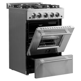 Forno Breno - 24 in. Gas Range 4 Sealed Burners FFSGS6272-24