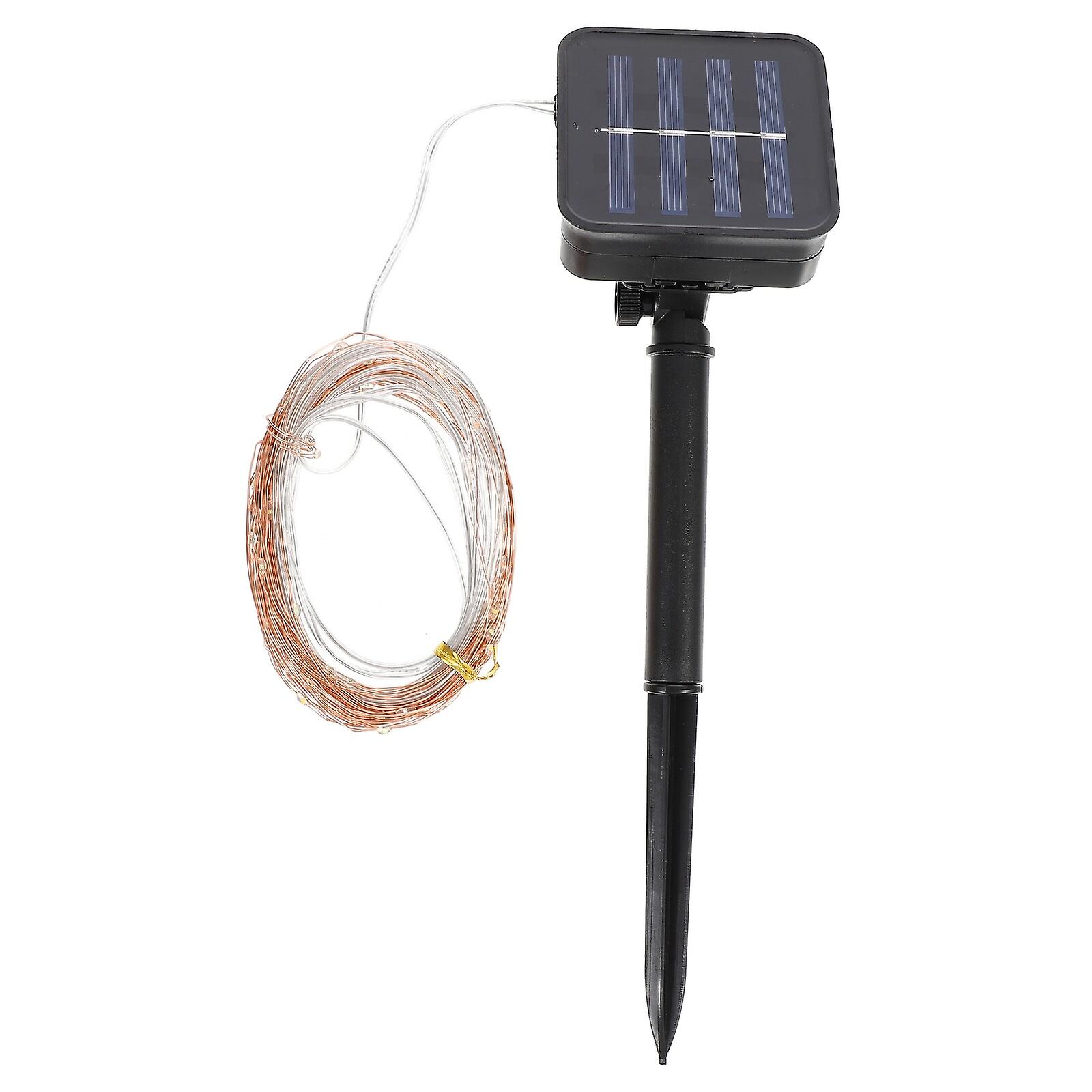 Solar Powered Led Light 100 Leds Double Functions Garden Party Fairy Light