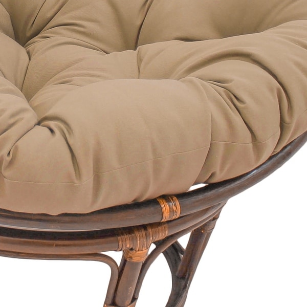 Bali 42-inch Papasan Chair with Twill Cushion