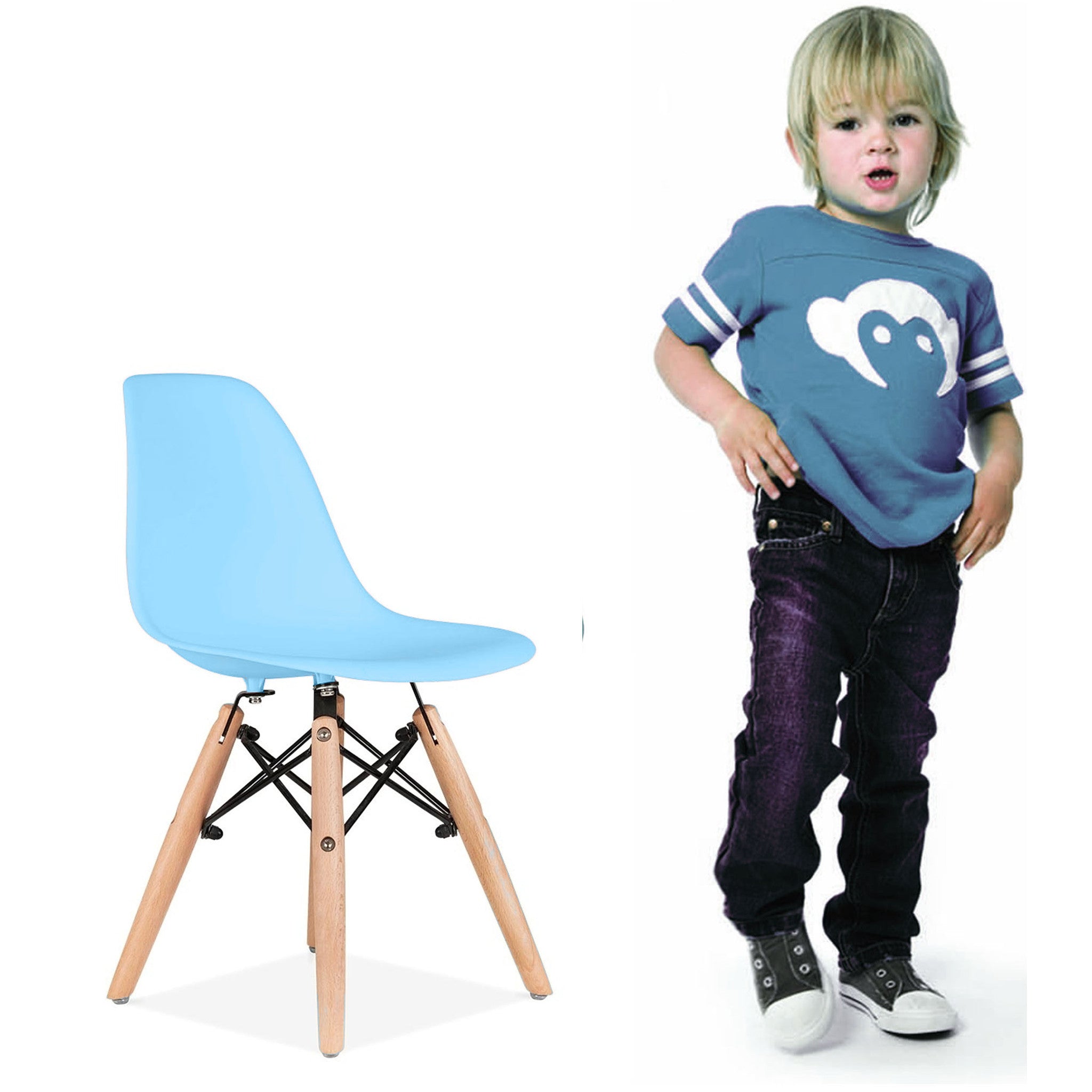 Kids Chair Plastic Pc-0117W-P