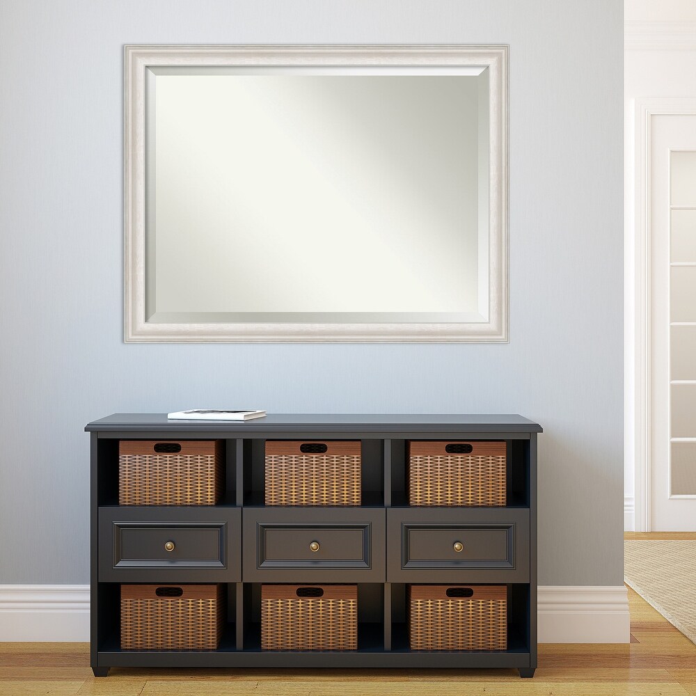 Beveled Wall Mirror   Trio Oil Rubbed Bronze Frame