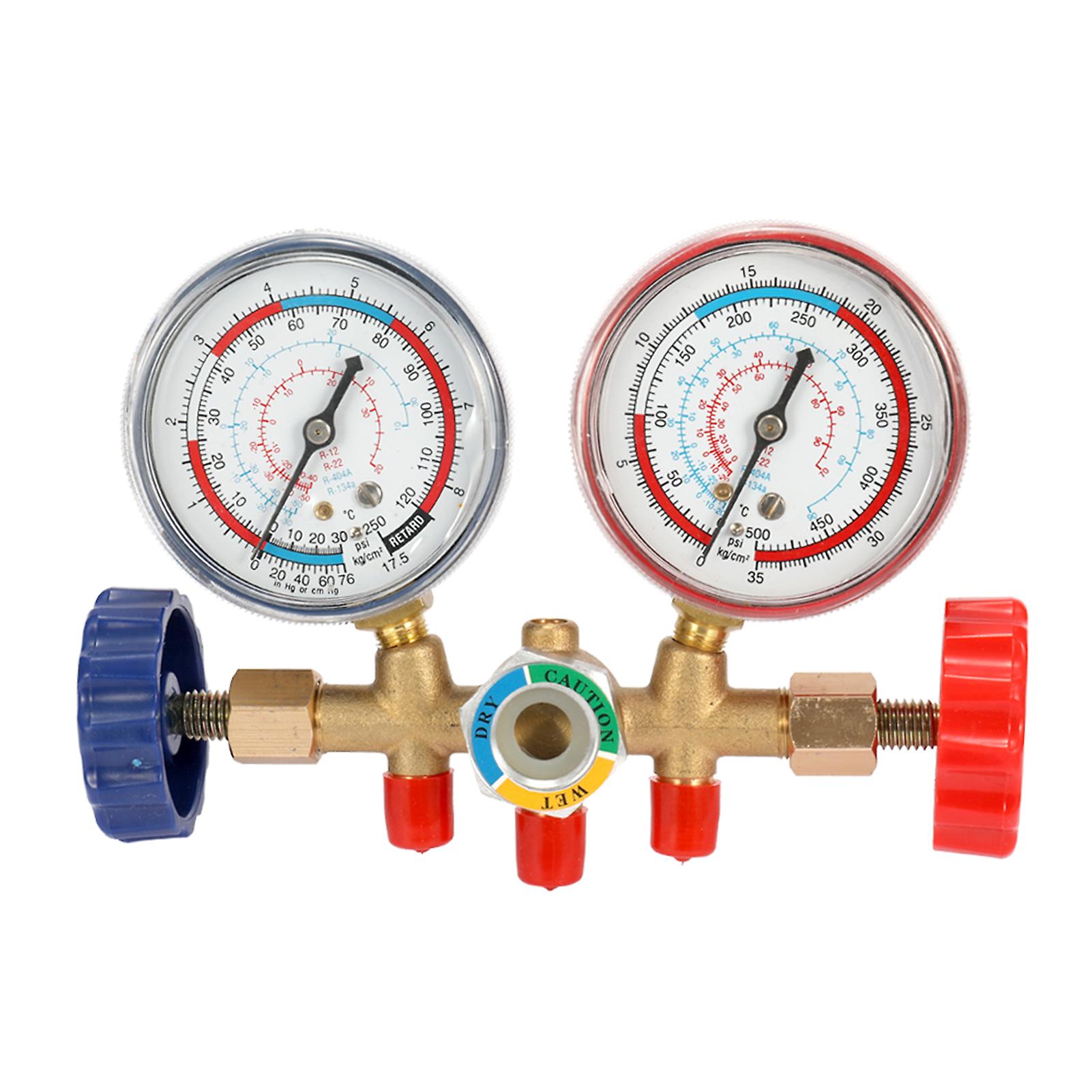 Manifold Gauge，3 Pcs Hose， Hook