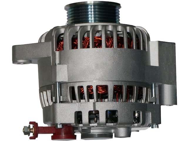 Alternator with Internal Fan and Internal Regulator - 105 AMP ， 12 Volt - Compatible with 2001 - 2004 Ford Mustang V6 2002 2003