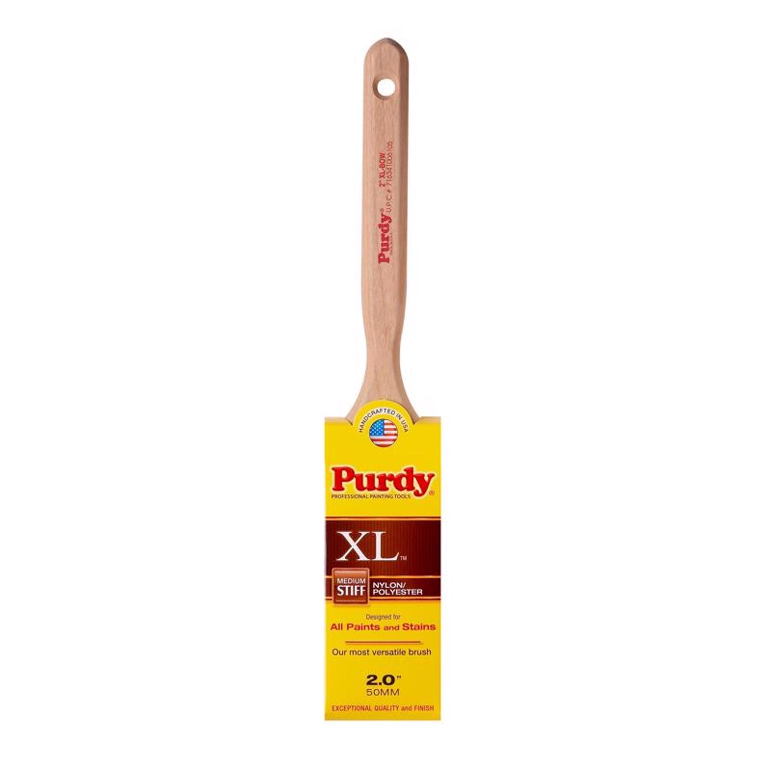 Purdy XL Bow 2 in. Medium Stiff Flat Trim Paint Brush