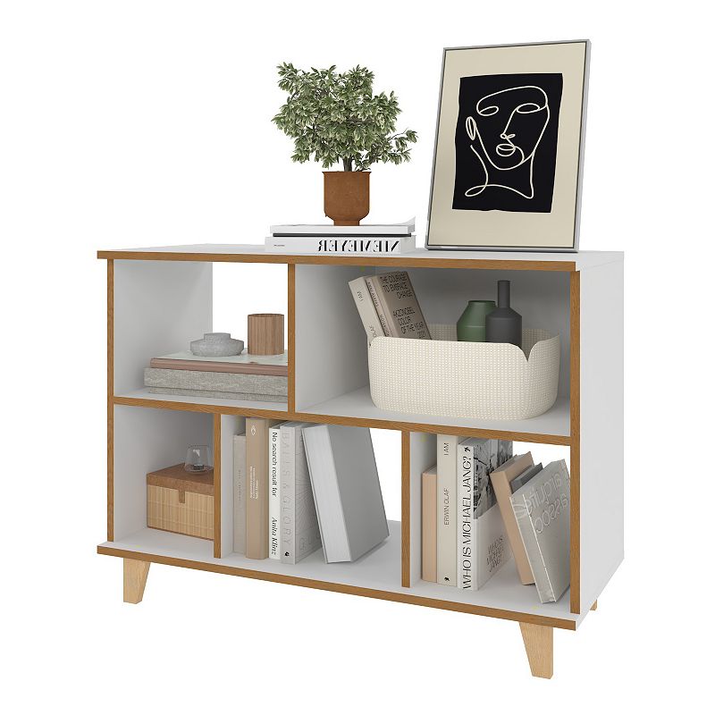 Manhattan Comfort Minetta Low Bookcase