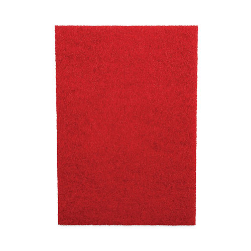 Boardwalk Buffing Floor Pads | 20 x 14， Red， 10