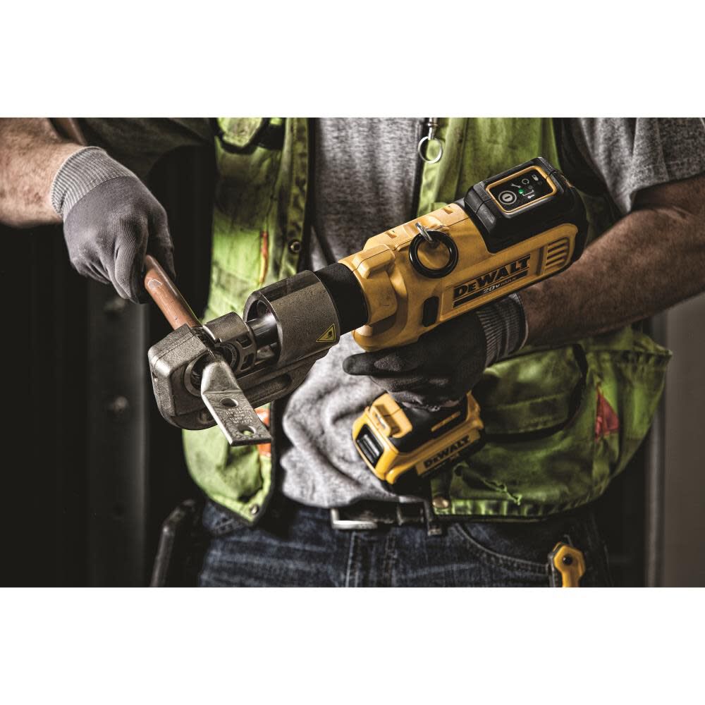 DEWALT 20V MAX* Cordless Died Electrical Cable Crimping Tool Kit DCE300M2 from DEWALT