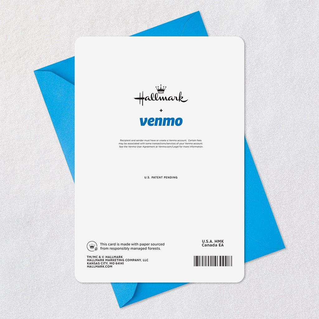 Yay Love Venmo Wedding Card