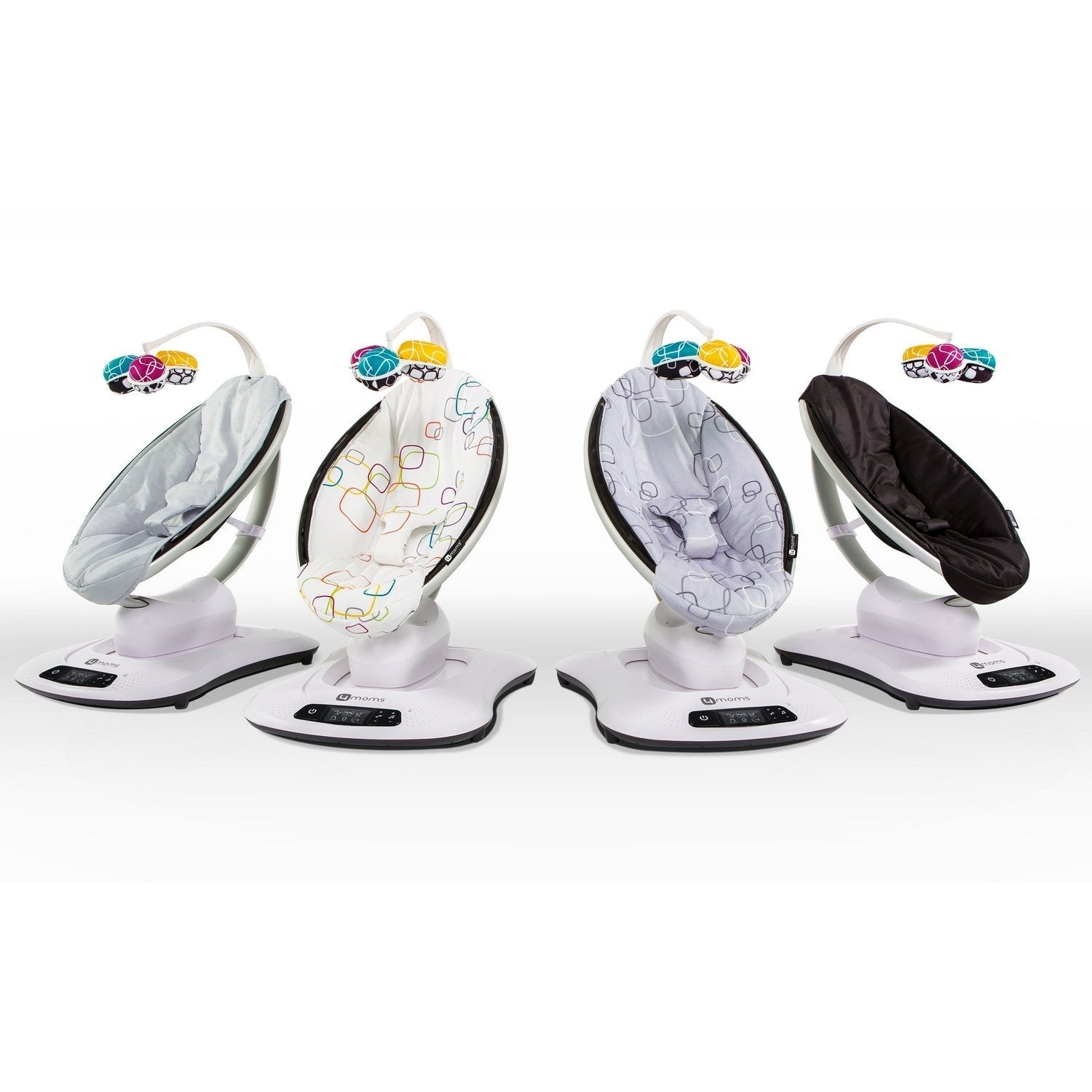 4moms mamaRoo 4 Baby Swing | Bluetooth Baby Rocker with 5 Unique Motions