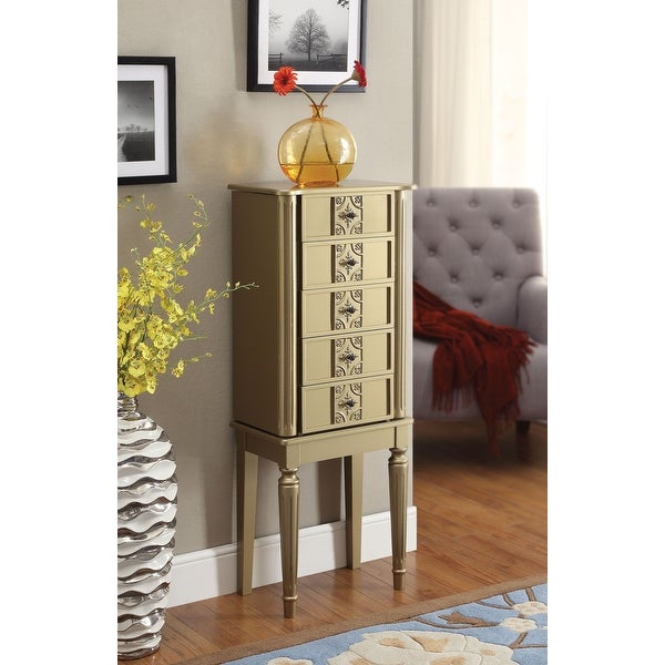 Jewelry Armoire/Jewelry Storage with 4 drawers - - 37179096