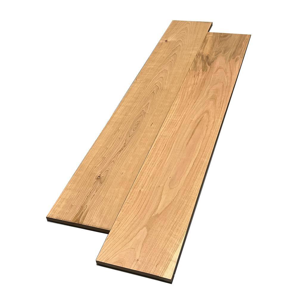 Swaner Hardwood 1 in. x 12 in. x 8 ft. Cherry S4S Hardwood Board (2-Pack) OL04110896CE