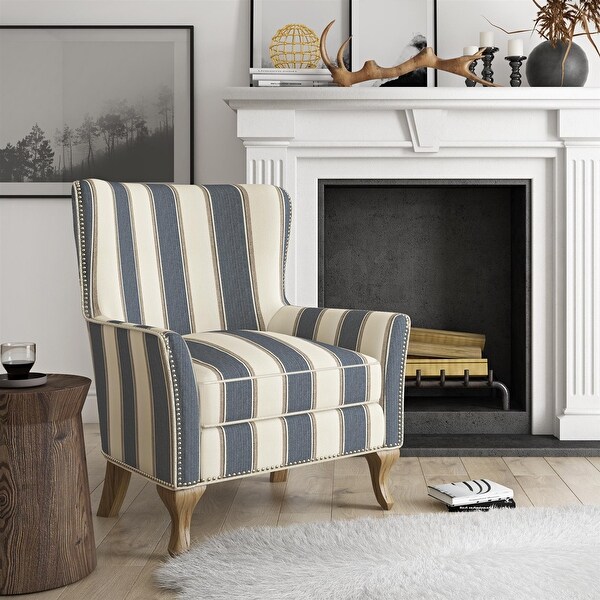 Avenue Greene Terri Transitional Flared Arms Accent Chair