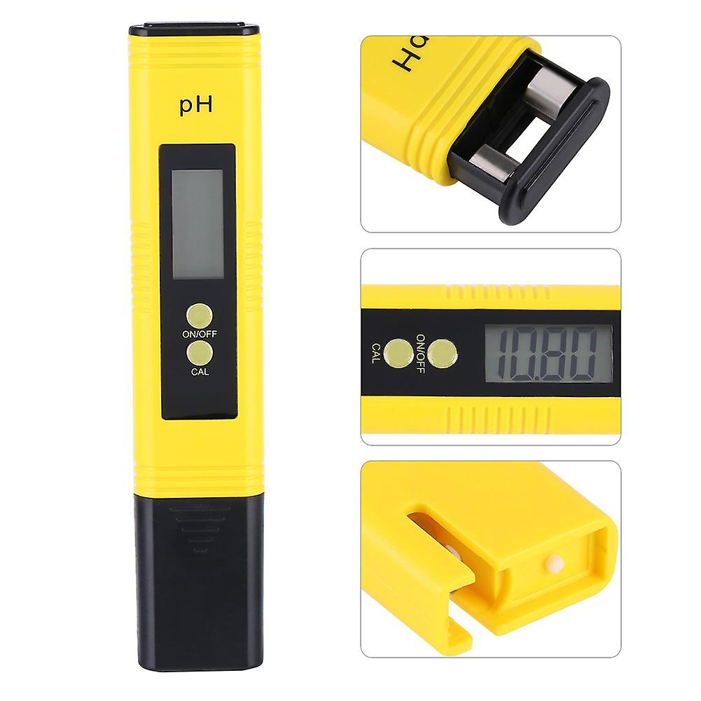 Protable Lcd Digital Ph Meter Pen Aquarium Pool Water Wine Tester Tool